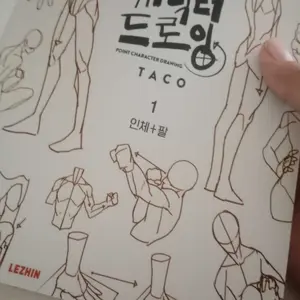 buku [LEZHIN] Point Character Drawing VOL 1, 2 by Taco