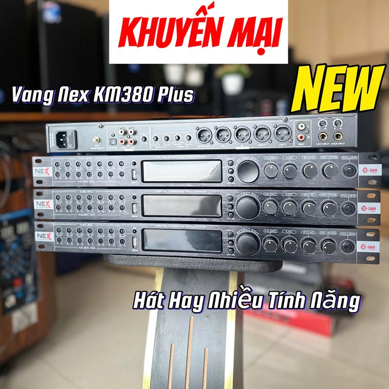 Vang Cơ Lai Số Cao Cấp KM380 Plus Mới Cực Đẹp, Nhạc Nét Hát Karaoke Hay