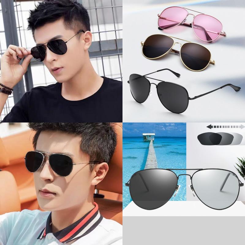 Kính mát Unisex thời trang Kính mát Retro Kính Pilot Toad