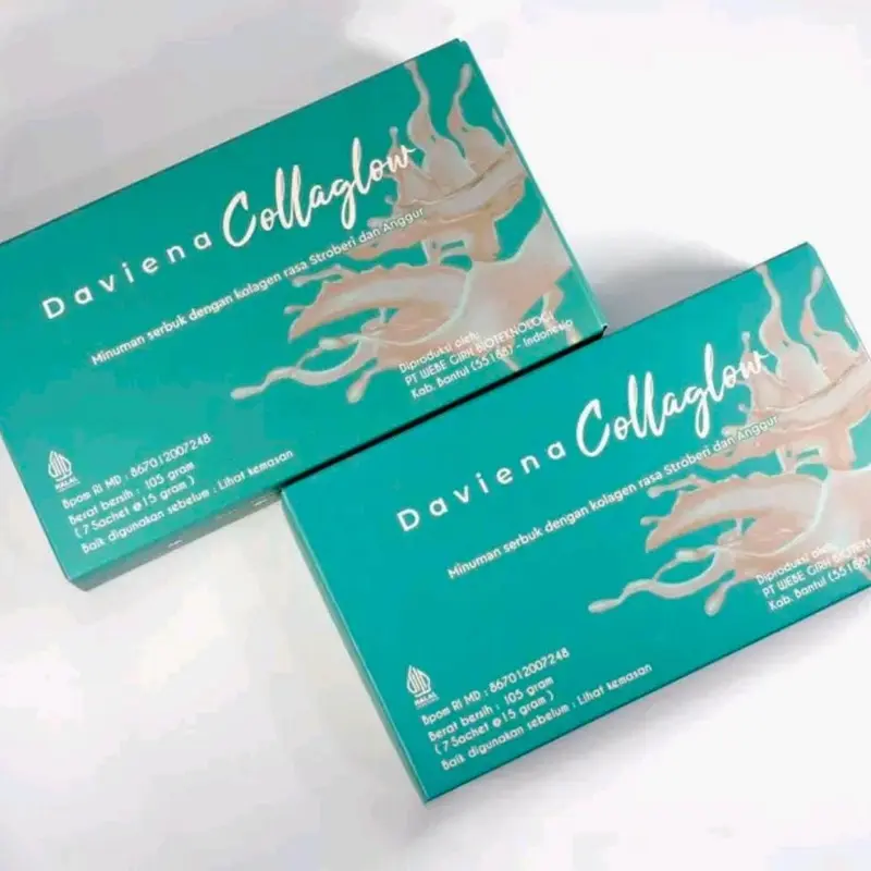 Minuman Kolagen Daviena Skincare Collaglow untuk Kecantikan Kulit Mencerahkan 1