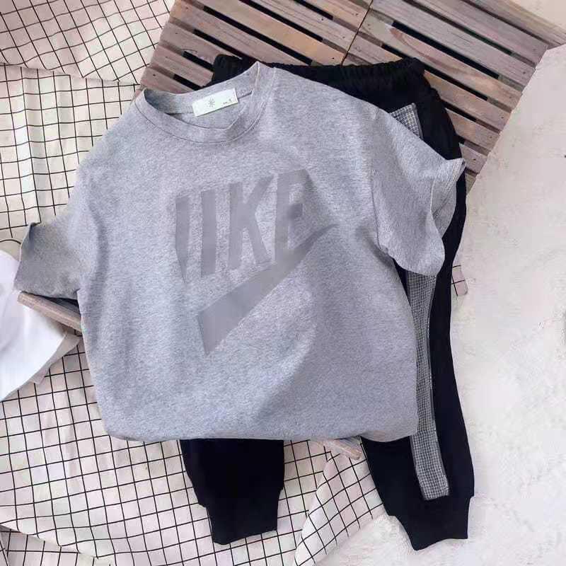 Product Introduction of Boys Summer Trendy T-shirt Top Short sleeved Loose Pullover Versatile Thin Breathable Unisex Clothes Trendy softjeansbaby 8