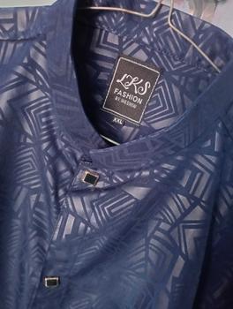 Product Review of Kemko sultan atau  Koko tangan pendek  Atasan Pria Dewasa motif etnik depan kancing vareasi bahan  Katun embos berkualitas terbaik Nyaman di pakai Baju Hitam from t**a 1