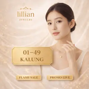 【COD】lillian Jewelry – 01-49 Kalung Wanita Elegan Mewah, Desain Simple & Aesthetic Timeless