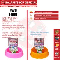 Gambar ( TEMPAT MAKAN ) FWU FONG EASY PET DISH L BOWL ANJING KUCING KELINCI - PINK dari Rajapetshop Official Kota Surabaya 3 Tokopedia