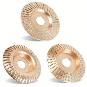 Disco de desbaste, rueda de desbaste para trabajar la madera compatible con amoladoras angulares, con asiento de eje para desbastar y dar forma