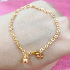 Gelang tangan nori ukir titanium wanita dewasa anti luntur bracelets