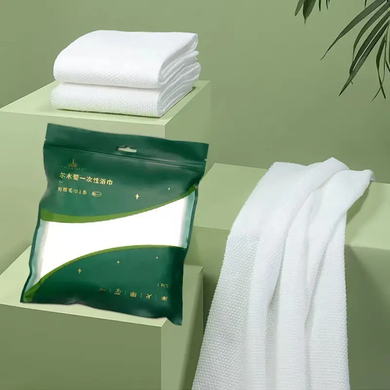 Korea Amortals Bath Towel Set: Disposable Towels, 1 Face Towel (70x30cm) and 1 Bath Towel (130x70cm) for Multi-Purpose Cleaning disposable towels