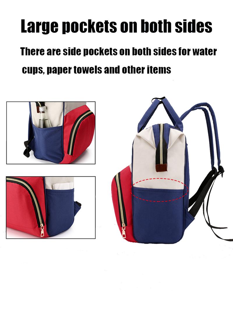 Product Introduction of 1 piece oxford cloth multifunctional changing bag large capacity fashion mother and baby bag outdoor travel backpack suitable for storage 3