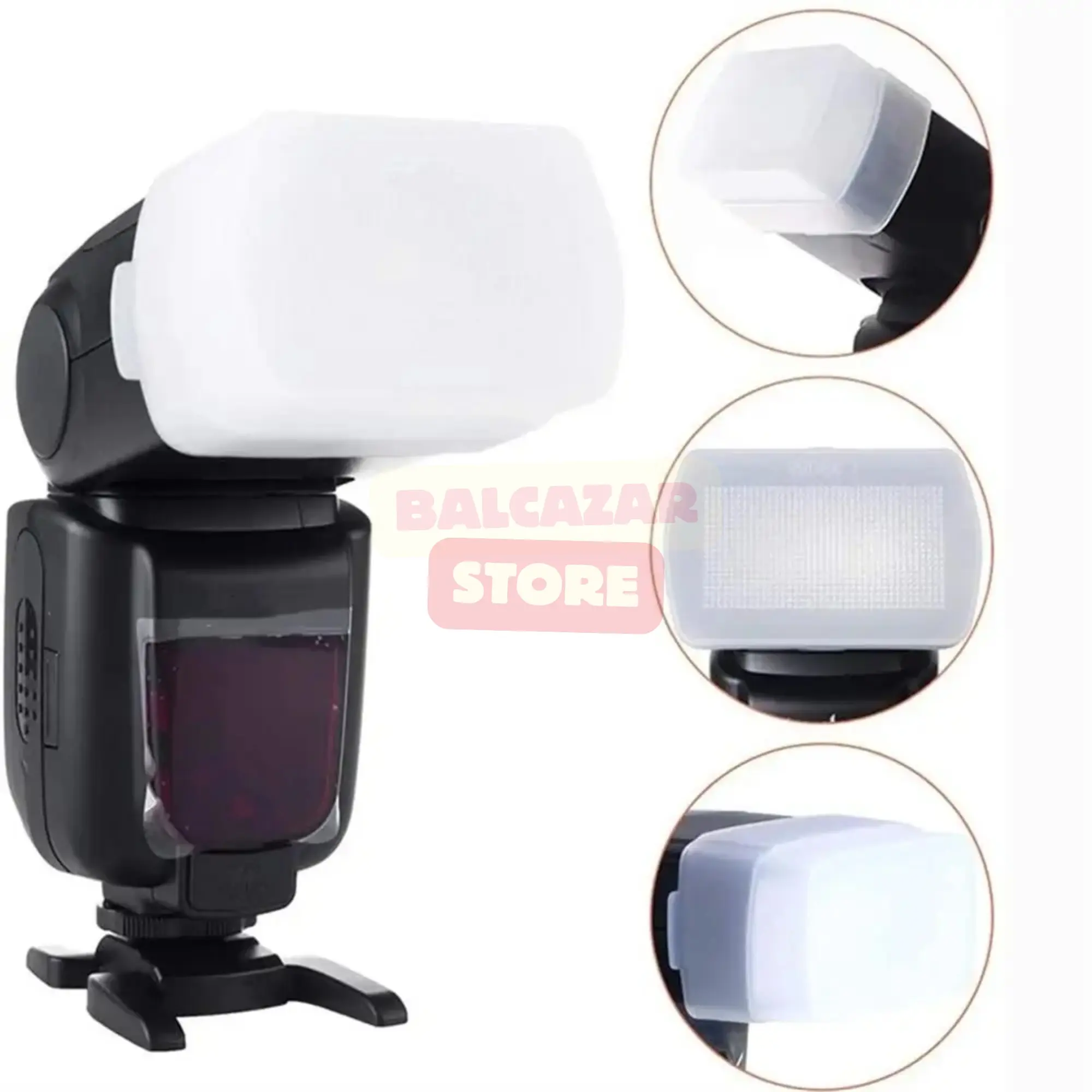 Flash Diffuser Omni Bounce Speedlite C4N0N 580EX 580EXII Tronix 330i