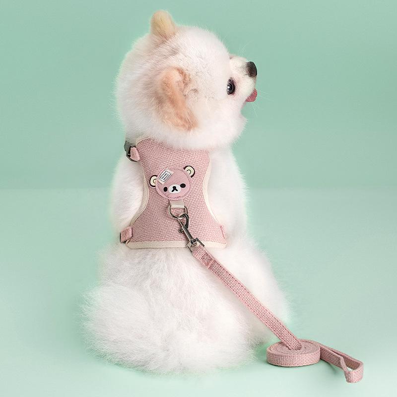 Product Introduction of Cute Pet Harness Leash Set for Small Mid Dogs Cat Walking Lead Chihuahua Bunny Vest Harness Poodle Collar Leash Dog Accessories 19