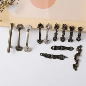 1PC  Bronze Alloy Antique Handle,Jewelry Box Drawer Handle,Wooden Box Handle,Mini Handle,Gift Box Accessories