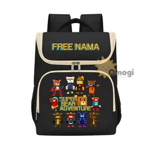 Ransel Anak TK SD Tas Gendong Super Bear Adventure FREE Cetak Nama | Backpack Karakter Super Bear Adventure  Bags Sekolah