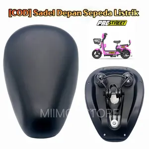 PROSTREET Sadel Depan Sepeda Listrik Jok Universal Premium Tebal Empuk Bahan Berkualitas Tinggi Busa Padat Ergonomis untuk Kenyamanan Maksimal Outdoor