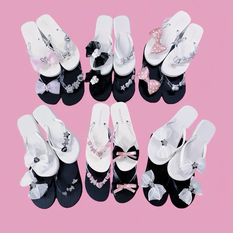 DÉP KẸP SANG CHẢNH PHIÊN BẢN MỚI - DÉP THIẾT KẾ 2025 - DÉP NỮ - dep xinh - Dép Lê  DéP Shoes GiàY - Xỏ ngón 2 dep kieu hot - dép đi biển có đính charm Xinhlung déplê giay depsieuben tông mềm deptoong