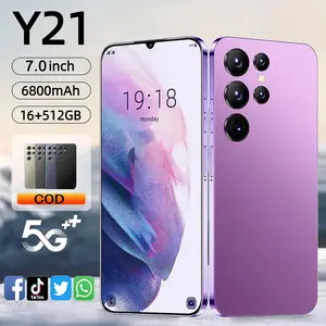 Smartphone Y21 7.0 inch HD big screen 16+512GB 6800mAh Android learning Phone 12 Months Warranty