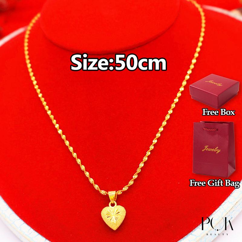 Product Introduction of Kalung Jantung, Berkabut, Aksesori untuk Wanita Kerongsang, Keluli Tahan Karat, Tidak Luntur, Tiada Alahan, Sentuhan Ringan, Kotak Percuma 16