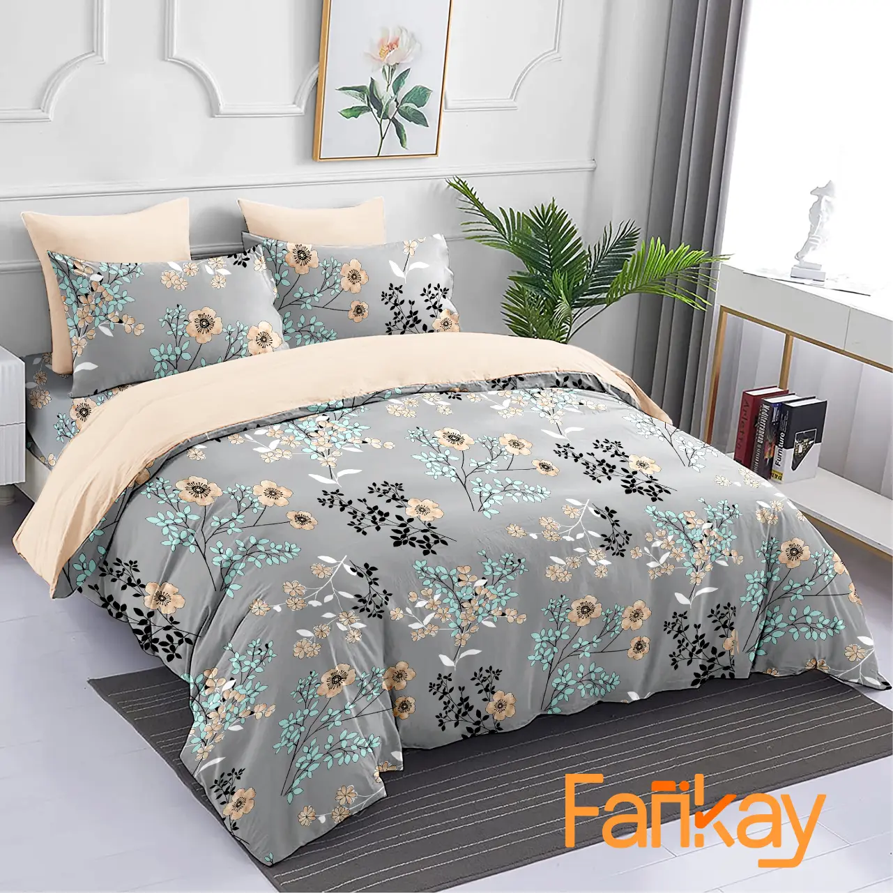 Bed Cover Set Sprei Countess Mix Coksu - Ukuran Lengkap 180x200 160x200 120x200 200x200 - Fankay Bedcover Sprei