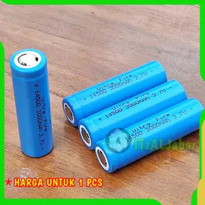 1biji Baterai cas AA A2 3.7V Batre Uitra fire 14500 3000mAh 3.7V (rata)
