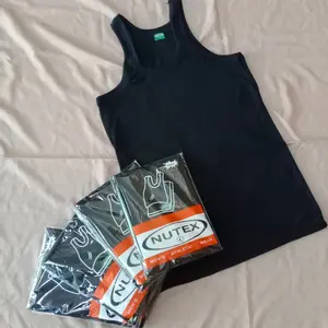 Baju kaos dalam pria dewasa KAOS SINGLET PRIA HITAM, KAOS DALAM PRIA HITAM PREMIUM Dewasa Katun Miatex RIKI SIZE M L XL tali kecil