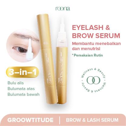 ROONA-Groowtitude Brow & Lash Serum Membantu Menumbuhkan, Menebalkan, Menguatkan Alis & Bulumata Natural Alami -Duplicate ROONA-Groowtitude Brow & Lash Serum Membantu Menumbuhkan, Menebalkan, Menguatkan Alis & Bulumata Natural Alami -Duplicate
