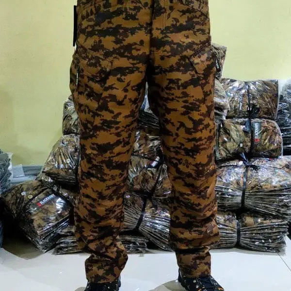 CELANA TACTICAL LORENG PRAMUKA / CELANA PDL LORENG PRAMUKA UNISEX PRIA WANITA Panjang Motif Kain Nyaman 1
