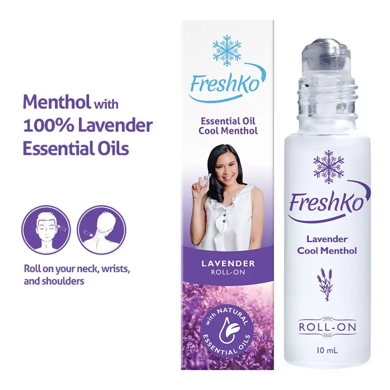 FreshKo Cool Menthol Essential Oil Cool Menthol [Metal Ball Roll-On] 10ml 3