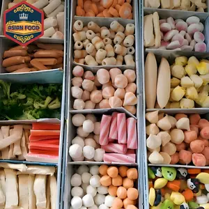 Asian Food Frozen Food Suki Mix 500 Gram - Sosis Bakso Seblak Seafood Steamboat Hotpot BBQ Variasi Masakan