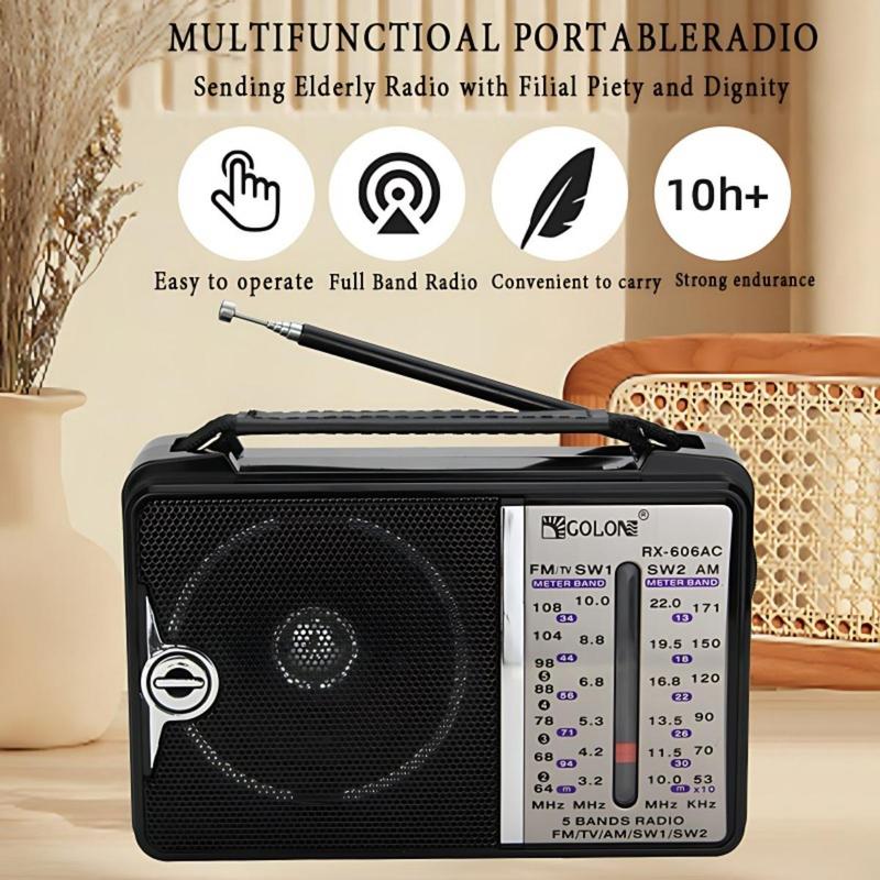 Radio Mudah Alih, SW-606AC, FM / AM / SW1 / SW2 4-jalur, Radio - TikTok ...