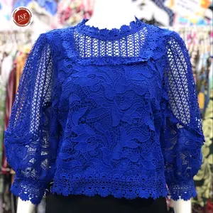An an Shop Blouse Brokat Bangkok Crop Atasan Wanita / baju pesta blus an an