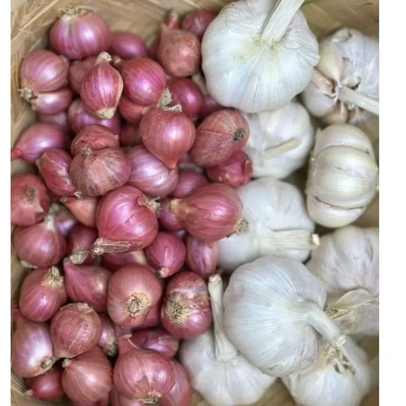 Paket Hemat Ekonomis Bawang Merah Bawang Putih 500gram Fresh