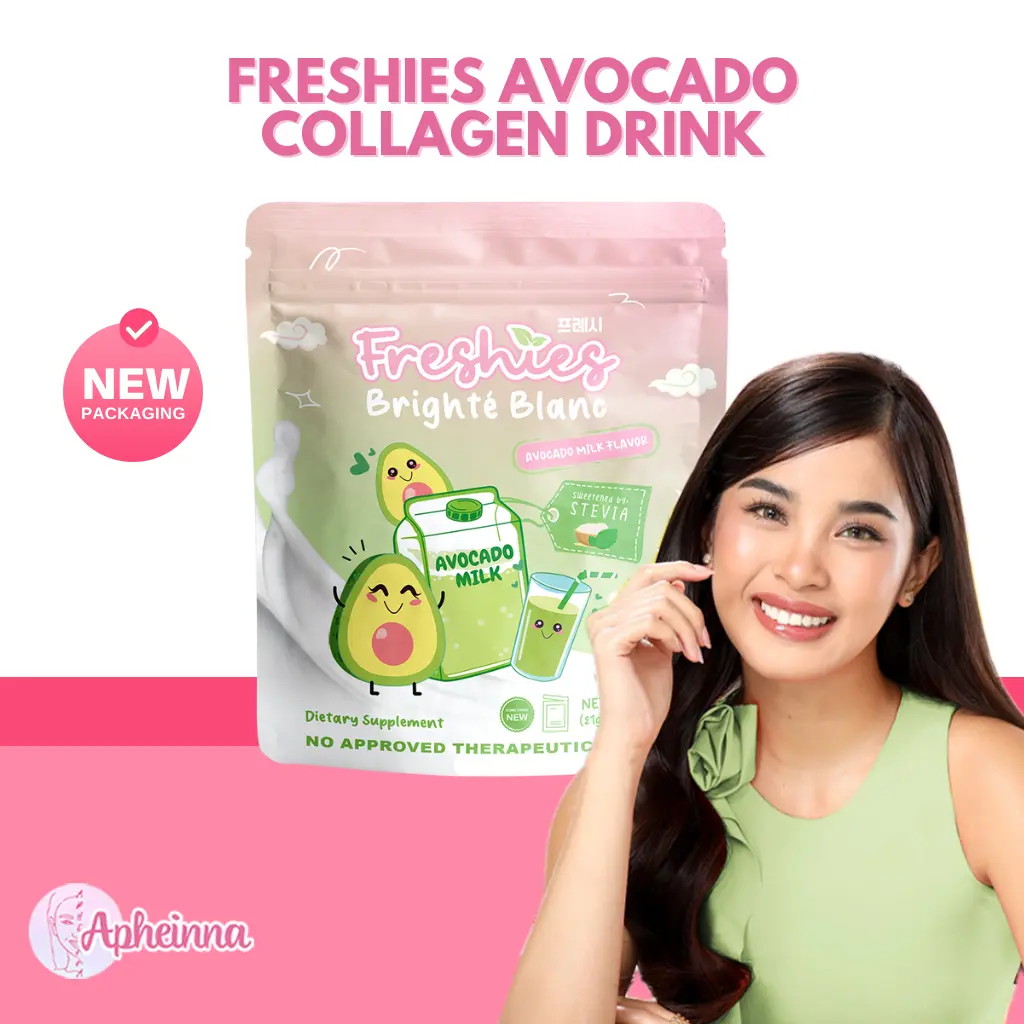 Freshies Avocado Collagen Drink with Glutathione and Oral Sunscreen  Whitening Beauty Supplement - TikTok Shop Philippines