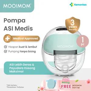 MOOIMOM - M3 Pompa Asi Elektrik - Handsfree breast pump tanpa kabel - Pumping asi portable