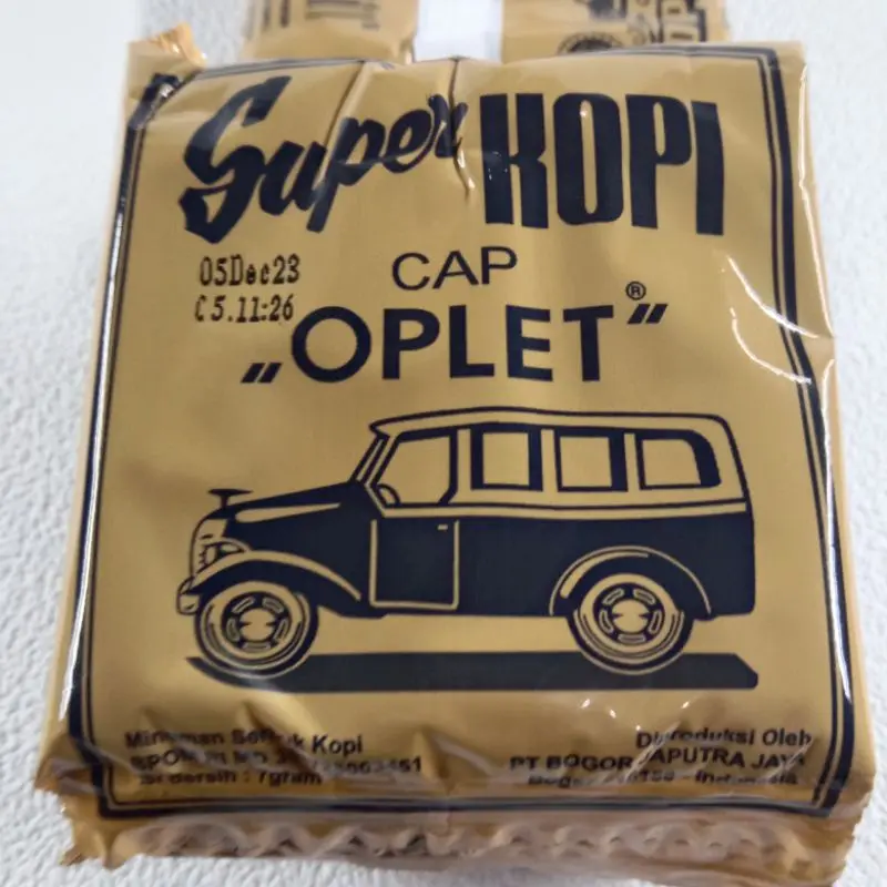 Kopi oplet tanpa gula 1 pak isi 30 sachet @7gr Unflavored Refill Pouch