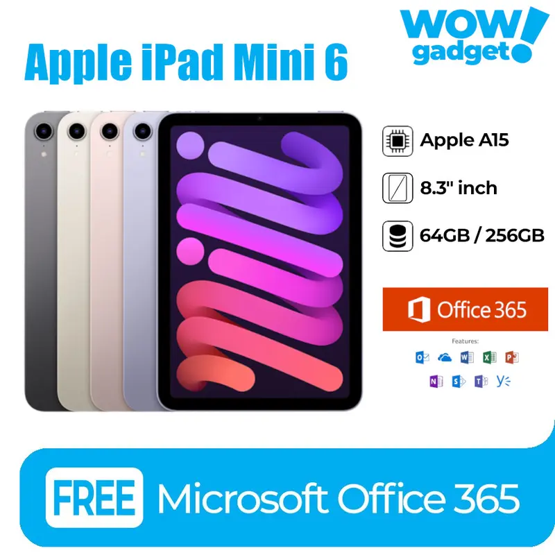 Apple iPad Mini 6 256GB 64GB 2021 Wifi Only 8.3 inch Garansi Original Tokopedia 0