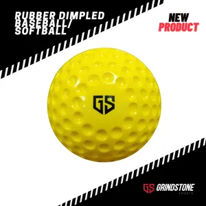 Rubber Dimpled Baseball Softball - Bola Karet Baseball Softball