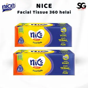 (PAKET 5 PACK) TISU NICE 360 HELAI 2 PLY TISU WAJAH PROMO MURAH