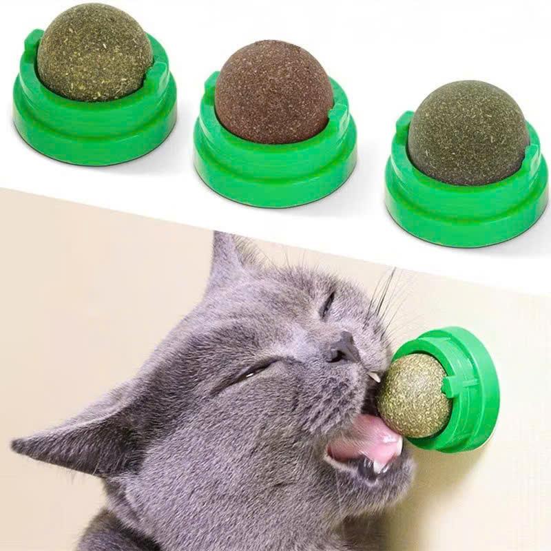 Bóng đồ chơi Catnip cỏ bạc hà mèo, đồ ăn nhẹ cho mèo cat food
