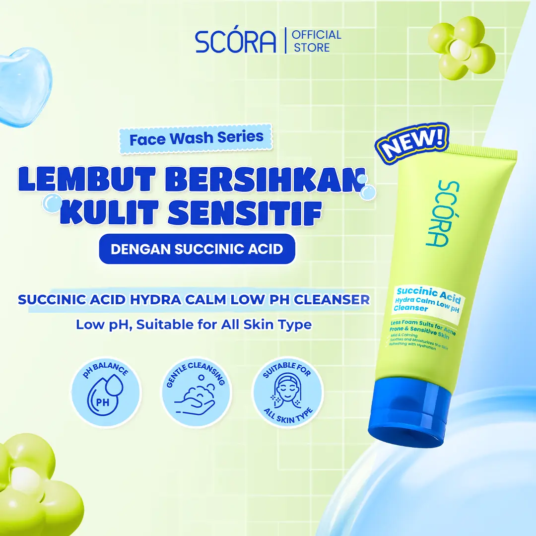 [Hero] Scora Succinic Acid Hydra Calm Low pH Cleanser 100ml