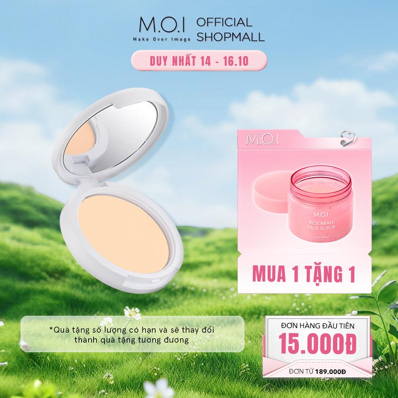 Phấn phủ Trang Điểm kiềm dầu che phủ nhược điểm và mờ lỗ chân lông M.O.I Cosmetic Baby Skin Powder 10g
