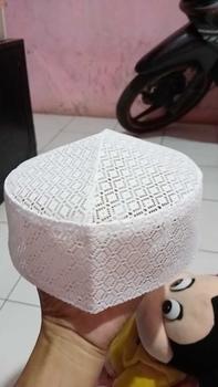 Product Review of (ECER)PECI KOPIAH ALDAN JARING/HRG TERMURAH Peci Songkok Muslim Nyaman Hitam Putih Dewasa Motif Haji Pria from a**9 0