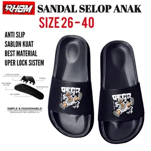 Sandal Selop Anak ONE PIECE GEAR 5 Ukuran 26 Sampai 40 Pria & Wanita Anak Dan Dewasa / Sandal KArakter Anime / One piece Sendal