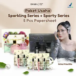 LIVE KAK ICHA PRISCILLIA SPORTY SPARKLING PAPER SHEET PARFUM UNISEX COWOK CEWEK PRIA WANITA