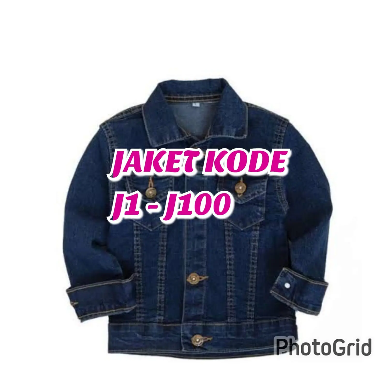 KODE J1-J100 JAKET JEANS ANAK KHUSUS LIVE STREAMING