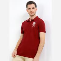 Gambar Giordano Men's 3D Lion Polo  0101522268 - Signature Red, XS dari Giordano Indonesia Kota Administrasi Jakarta Barat 1 Tokopedia