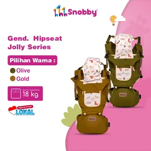 Snobby Gendongan Hipseat Bayi 6 Posisi Dan Saku Print Jolly Series SBG7543