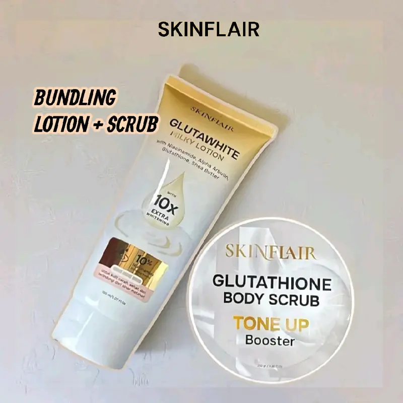 GLUTATHIONE BODY SCRUB TONE UP BOOSTER Skinflair untuk Mencerahkan dan  Menguatkan Kulit - Shop | Tokopedia