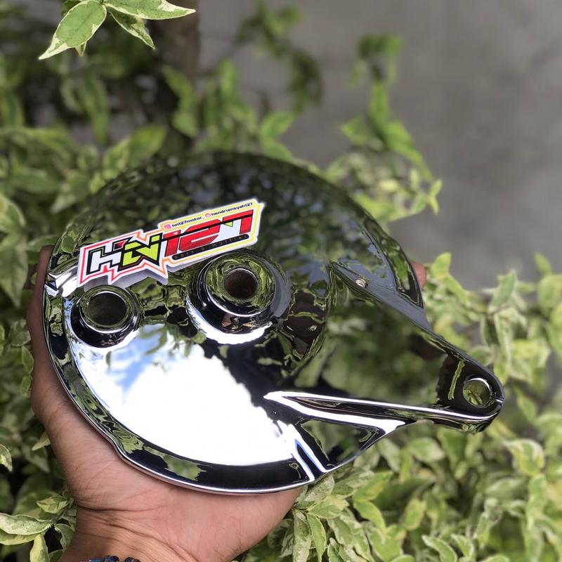 tutup kampas Jupiter crom / tlapukan kampas Yamaha besar Jupiter vegazr original crom 0