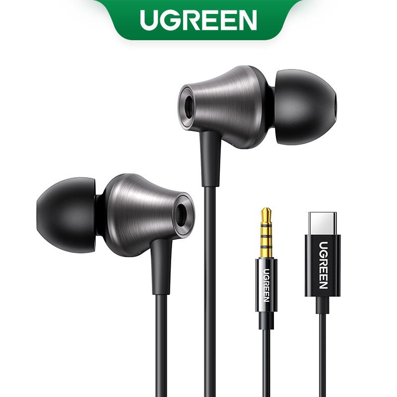 UGREEN Tai nghe trong tai Type C 3,5 mm, Tai nghe có dây, Âm thanh nổi HiFi, với MIC