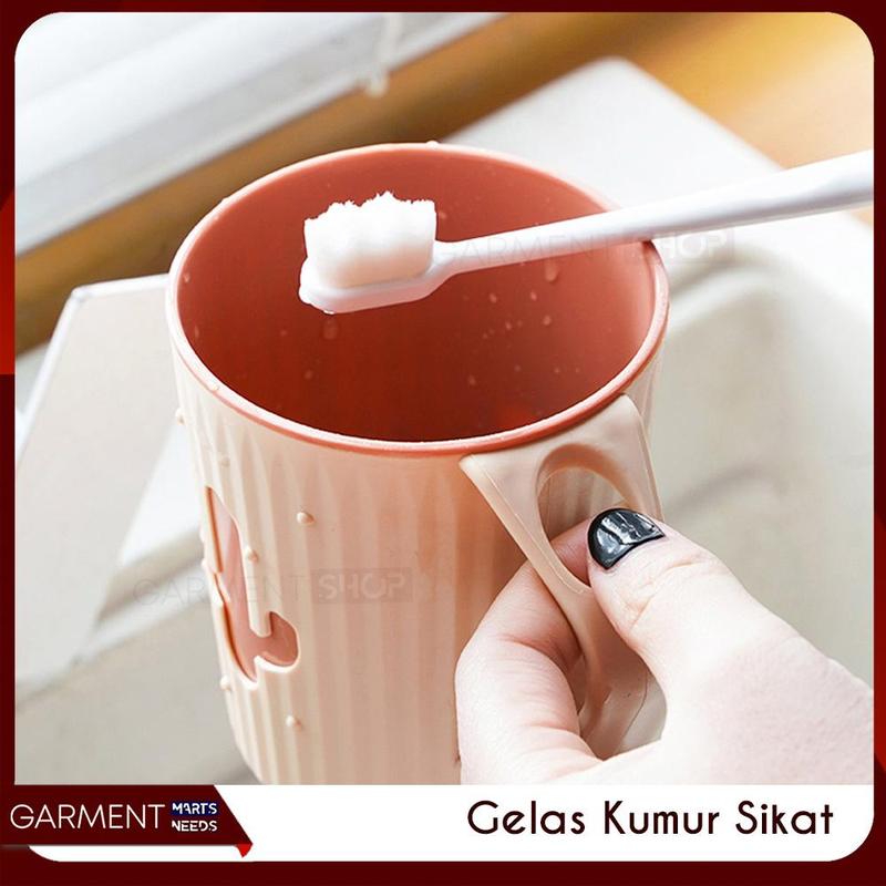 Gelas Cangkir Kumur Tempat SIkat Gigi Odol Kamar Mandi Warna Warni Kaktus Tebal Serbaguna 1