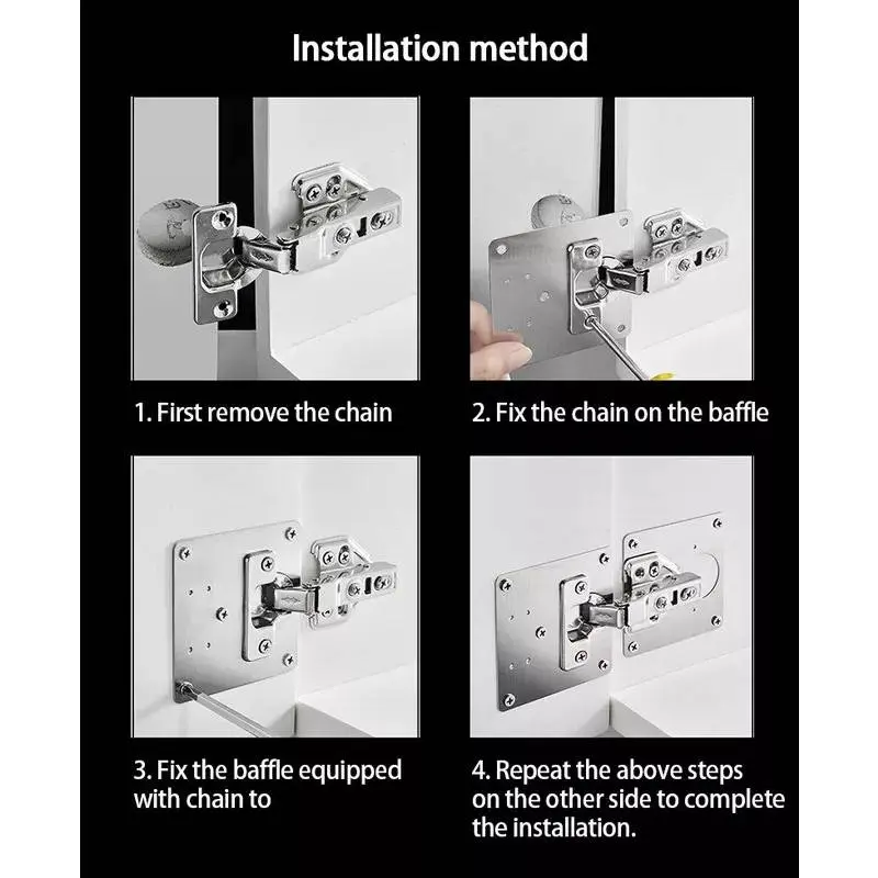 Plat Engsel Sendok Pintu Perbaikan Lemari Kabinet Furniture Laci Plate 3